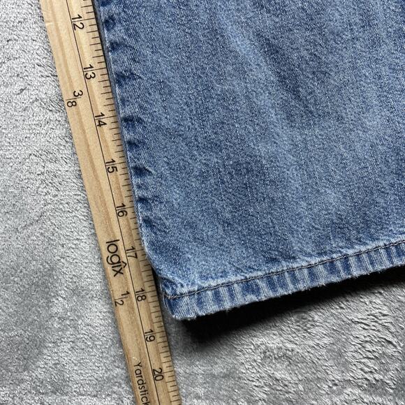 Anchor Blue Jeans Denim Size 9 Women's Cargo Vintage Distressed Jorts Y2K - Picture 6 of 6